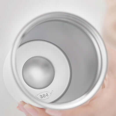 Inside view of the ENDO 380ML Double Stainless Steel Thermal Coffee Mug showcasing its sleek design.