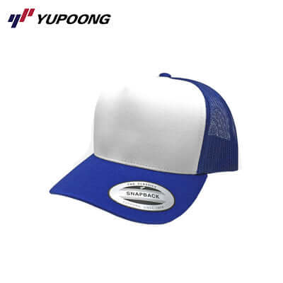 Yupoong 6005FW-B Truckers in Blue and White, perfect for corporate gift and stylish wear.