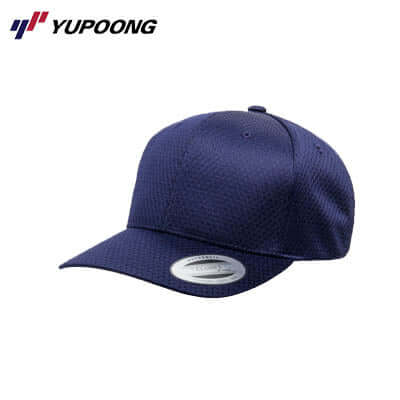 Yupoong 6008 Athletic Pro-Mesh Adjustable cap in Dark Navy, perfect for style and comfort as a corporate gift.