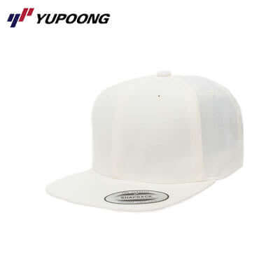 Yupoong 6089M Premium Classic Snapback in white, a stylish and comfortable corporate gift option.
