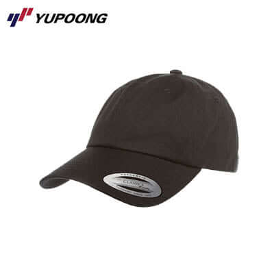 Yupoong 6245CM Dad Hat in black, a stylish and versatile accessory for casual outfits, perfect as a corporate gift.