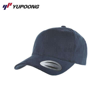 Yupoong 6363V Brushed Cotton Twill Cap in Navy, ideal for corporate gift giving and everyday wear.