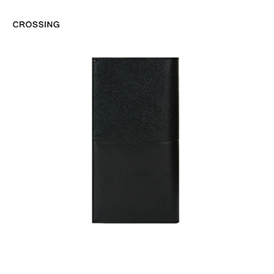 Crossing Infinite Long Leather Wallet RFID in sleek black, elegant design for modern professionals and perfect corporate gift.