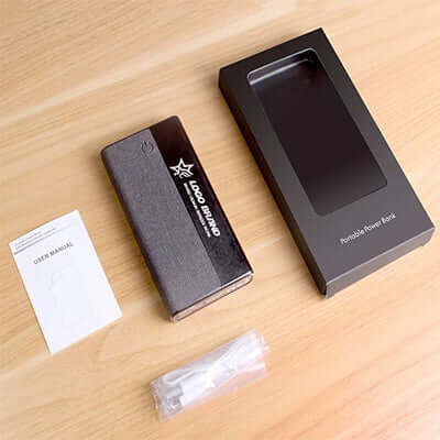 Fabric Design 10000mAh Wireless Power Bank Corporate Gifts Singapore