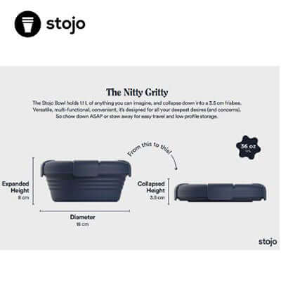 Stojo Silicone Collapsible Bowl, 36oz (1.1L) Corporate Gifts Singapore