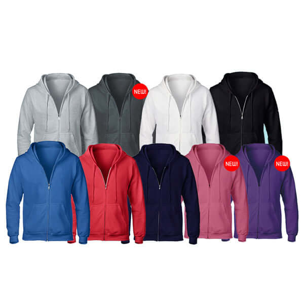 Gildan Adult Zipped Hoodie Corporate Gifts Singapore