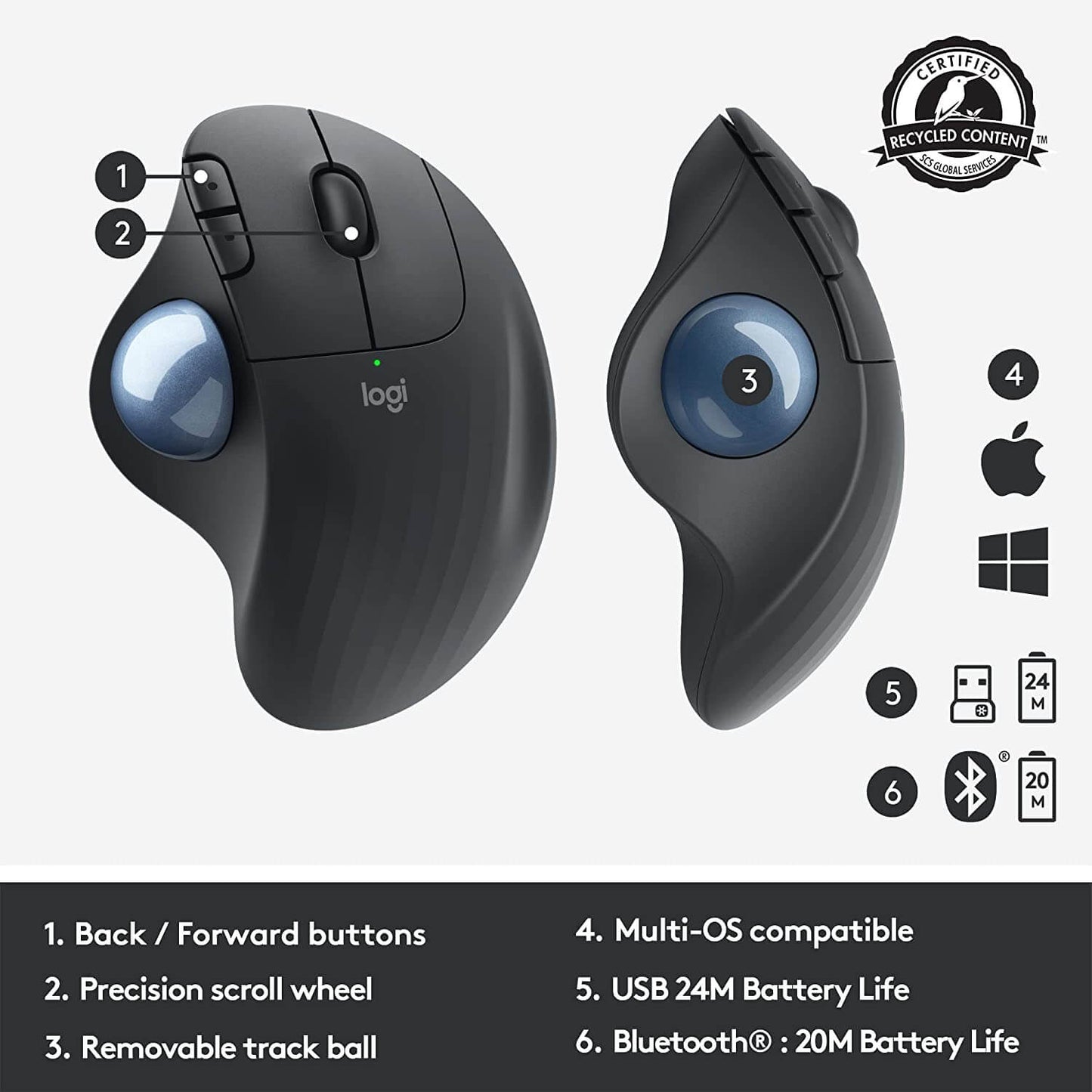 Logitech ERGO M575 Wireless Trackball Mouse Corporate Gifts Singapore