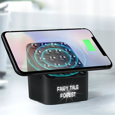 LED Logo Wireless Charging Bluetooth Speaker Corporate Gifts Singapore