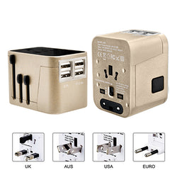 Sleek Travel Adaptor With 4 USB Port Corporate Gifts Singapore