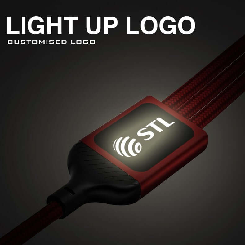 CableGlow Quick Charge 3-in-1 Cable Corporate Gifts Singapore
