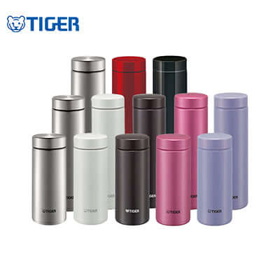 Tiger Stainless Steel Mug MMZ-A collection in various colors for hydration on the go.