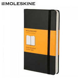 MOLESKINE A5 Hardcover Classic Notebook with black cover and orange label, perfect as a Corporate Gift Singapore.