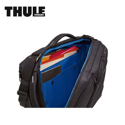 Thule Crossover 2 Convertible Laptop Bag 15.6'', interior compartments with organized files