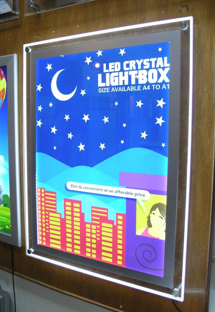 LED Crystal Light Box Corporate Gifts Singapore
