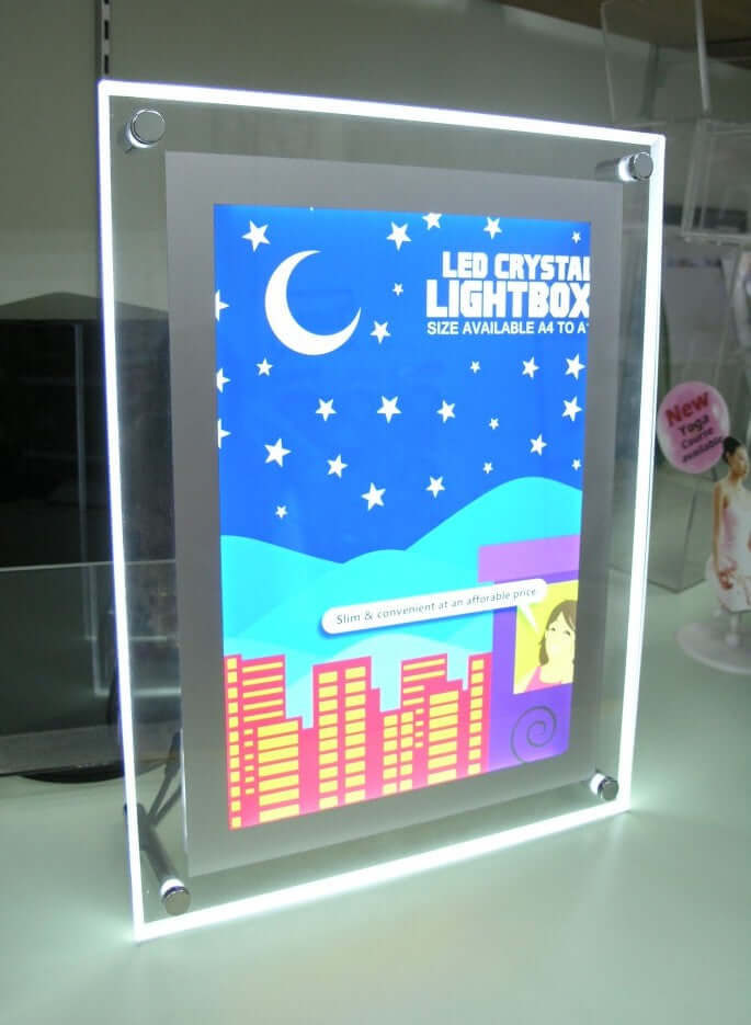 LED Crystal Light Box Corporate Gifts Singapore