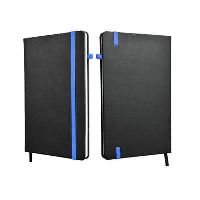 A5 Hard Cover Notebook with Coloured Elastic Strap Corporate Gifts Singapore