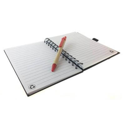 Eco Friendly Notebook with Elastic Band and Pen Corporate Gifts Singapore