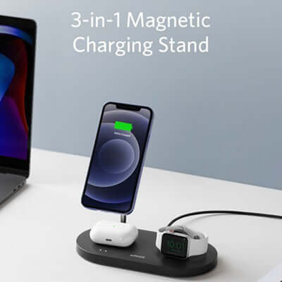 Powerwave 533 Magsafe Charger Magnetic Wireless Charger Station Corporate Gifts Singapore