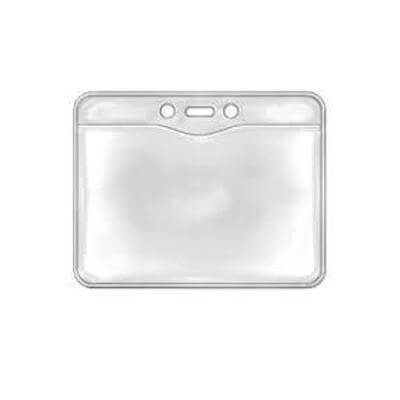 Clear Badge Holder for displaying identification badges, ideal for corporate gifts and events.