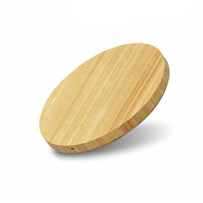 Bamboo Wireless Charger, a sustainable and elegant charging solution for modern workspaces.