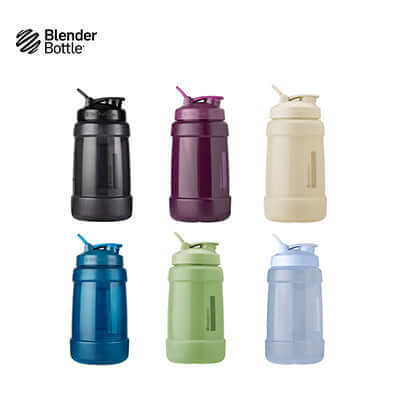 BlenderBottle Hydration Extra Large Koda 2.2L Water Jug in six colors for optimal hydration.