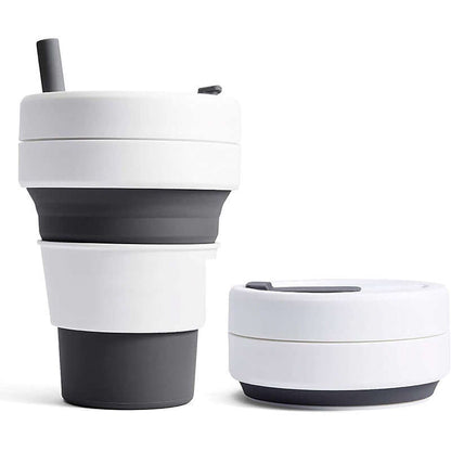 Eco-friendly Collapsible Cup with Straw Corporate Gifts Singapore