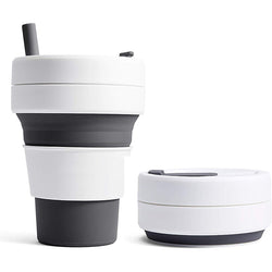 Eco-friendly Collapsible Cup with Straw Corporate Gifts Singapore