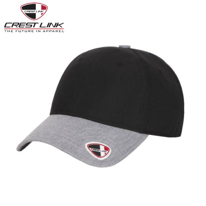 Crest Link Cap (89180692) stylish black and grey cap for outdoor activities and casual wear.