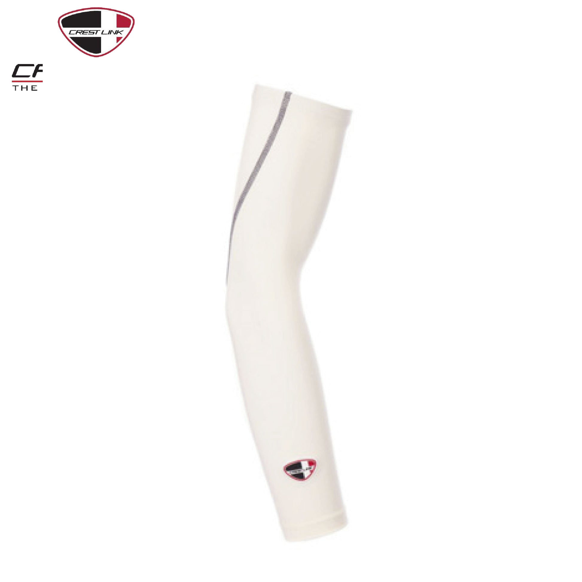 Crest Link Compression Armsock for athletes, made with Micro-Dri UV fabric to keep arms cool and dry.
