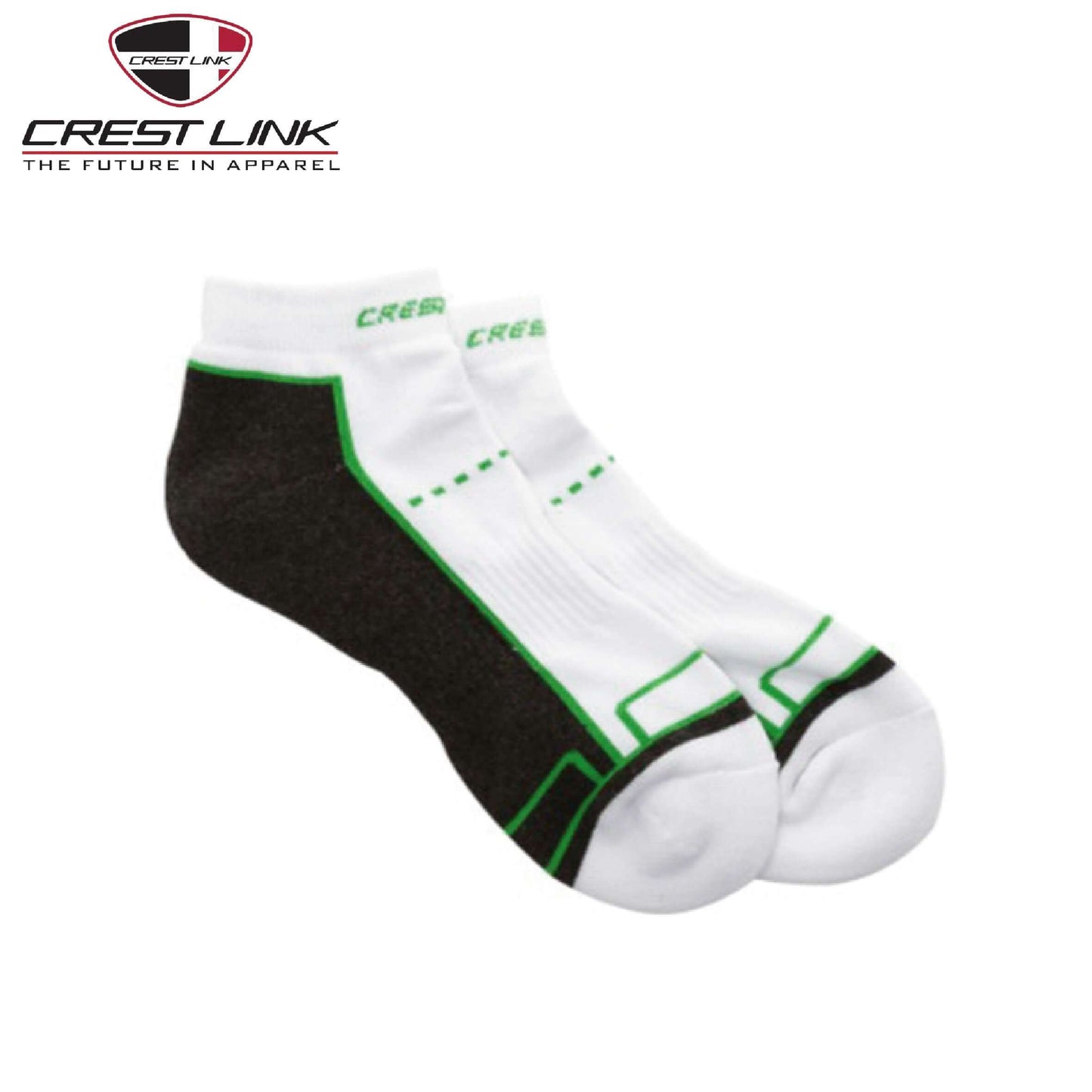 Crest Link Sock (89780697) in black and white, perfect as a corporate gift for comfort and support.