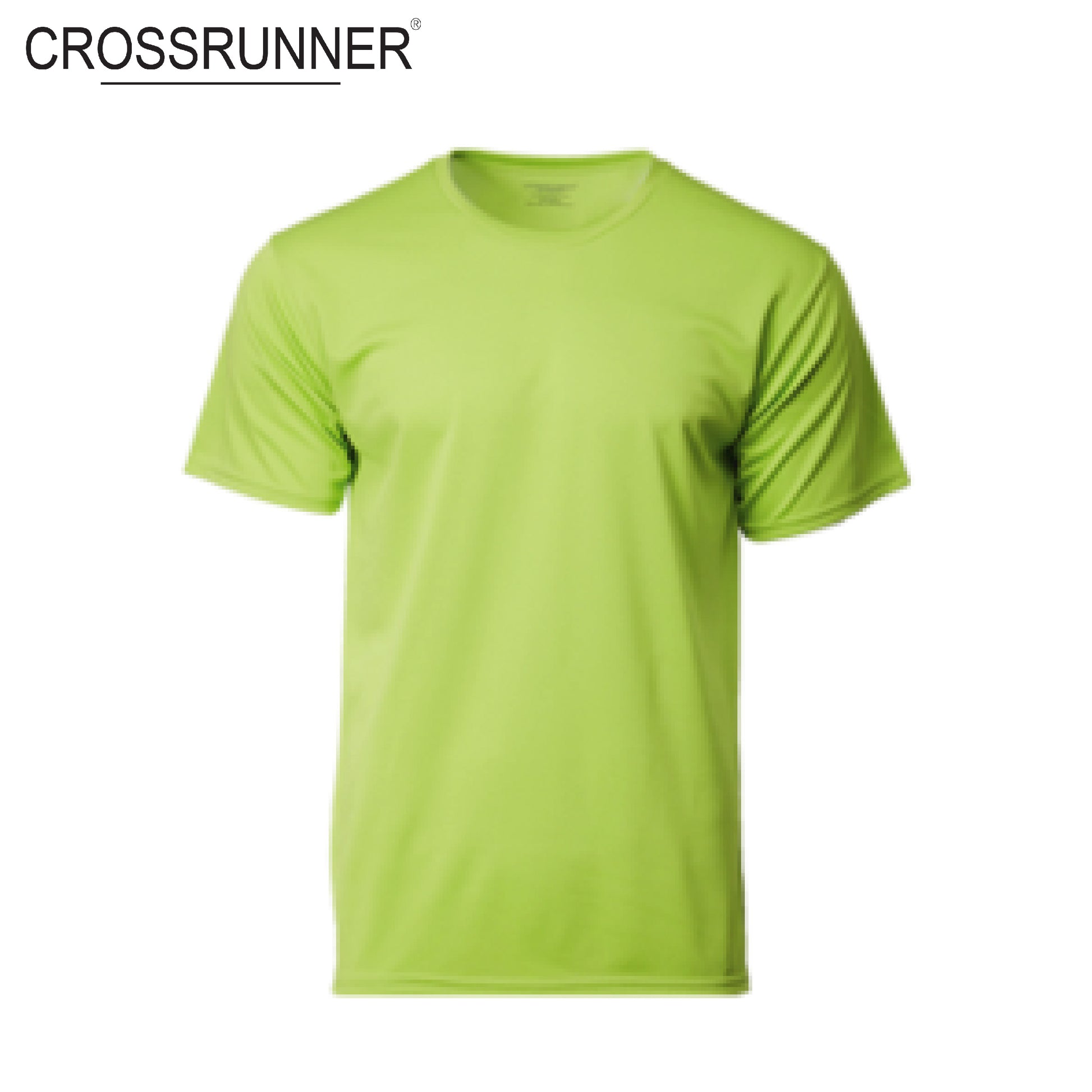 Crossrunner 3600 Round Neck T-Shirt in vibrant green color, ideal for both casual wear and corporate gifts.