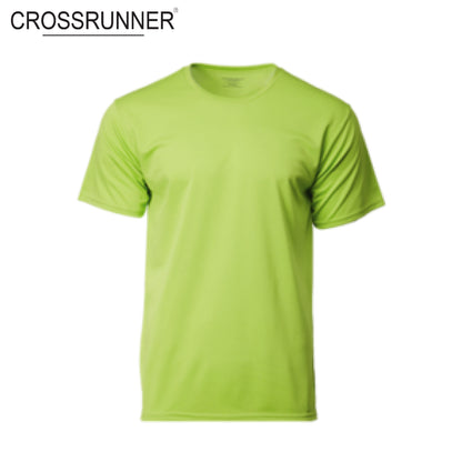 Crossrunner 3600 Round Neck T-Shirt in vibrant green color, ideal for both casual wear and corporate gifts.