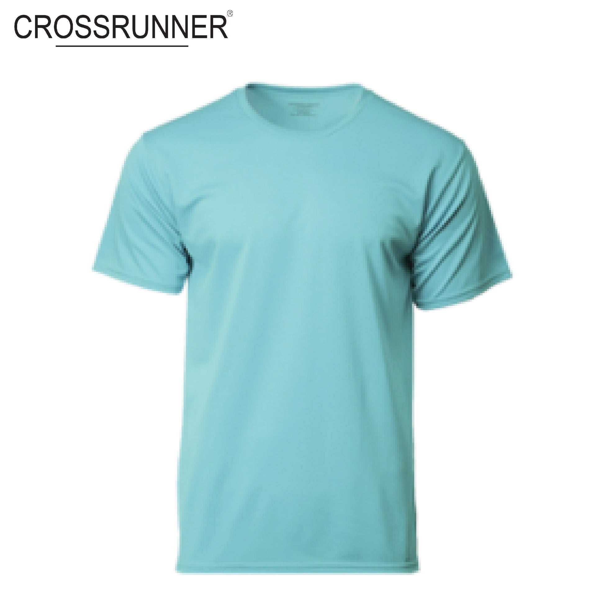Crossrunner 3600 Round Neck T-Shirt in light blue color, ideal as a corporate gift for style and performance.