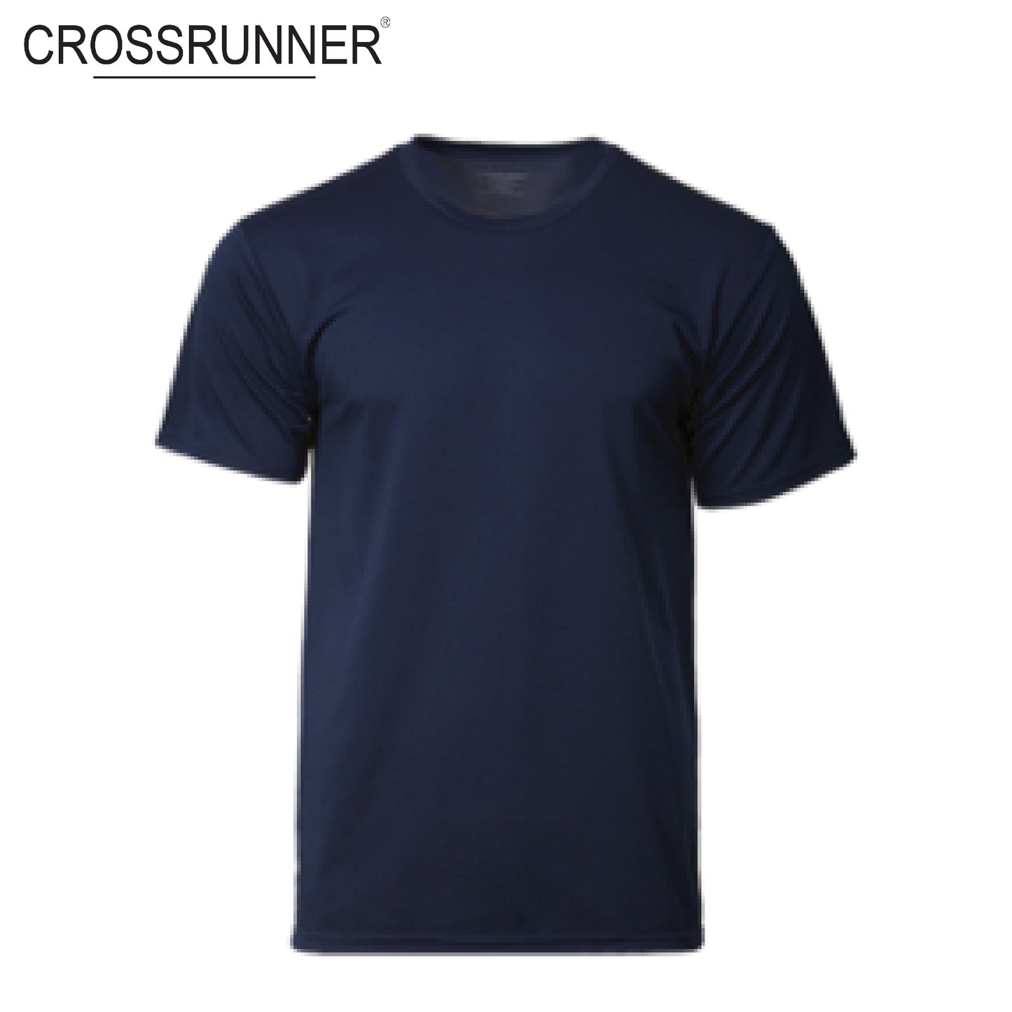 Crossrunner 3600 Round Neck T-Shirt in navy, a perfect choice for style and comfort.