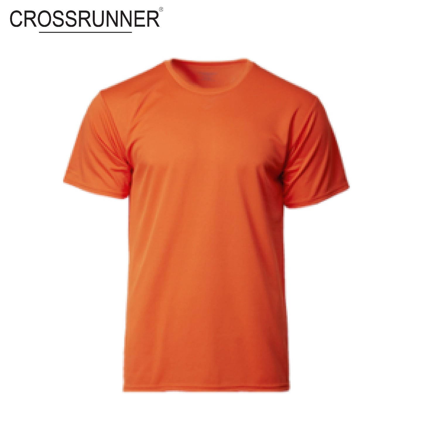 Crossrunner 3600 Round Neck T-Shirt in vibrant orange, perfect for casual wear and corporate gifts.