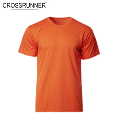 Crossrunner 3600 Round Neck T-Shirt in vibrant orange, perfect for casual wear and corporate gifts.