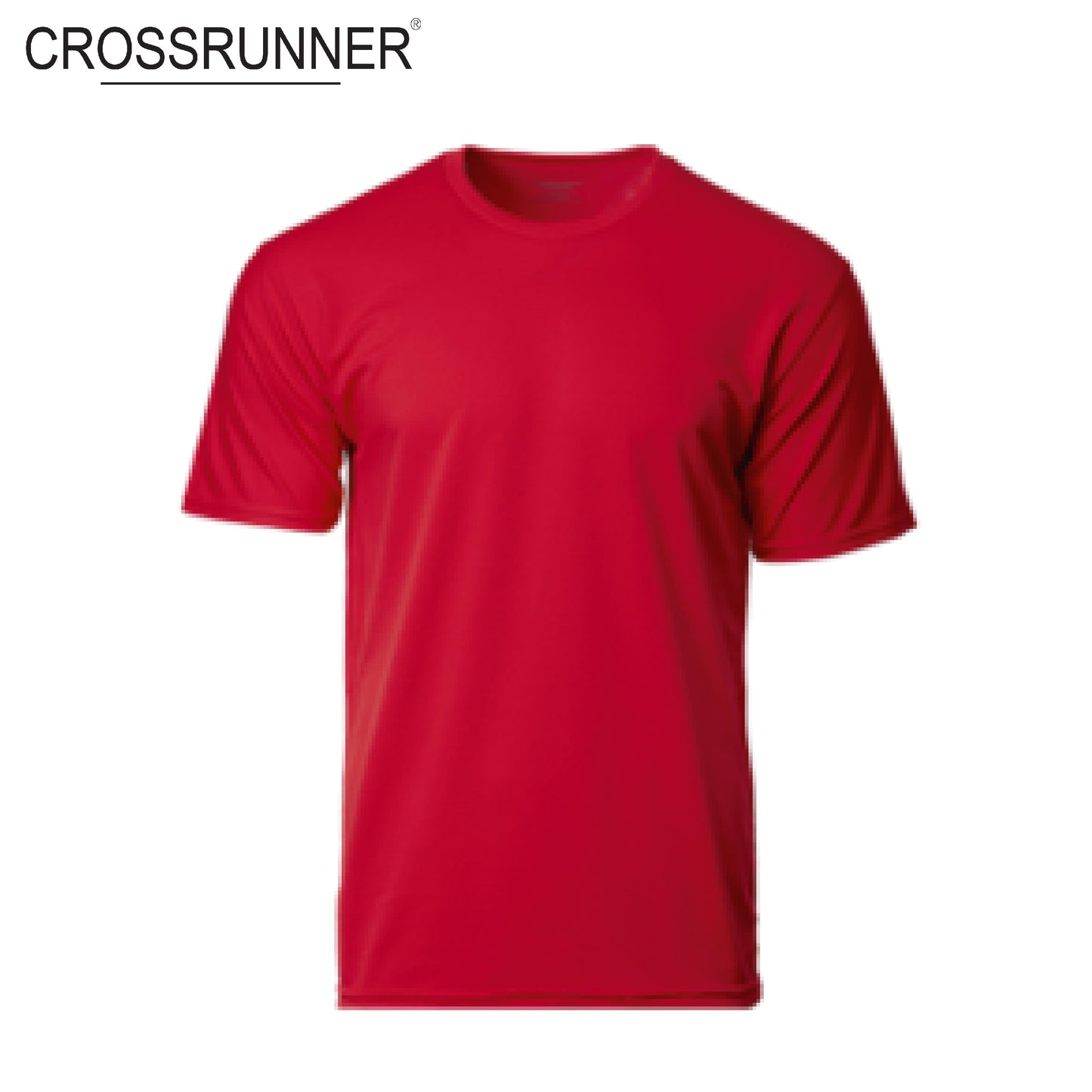 Crossrunner 3600 Round Neck T-Shirt in vibrant red, perfect for style and performance as a corporate gift.