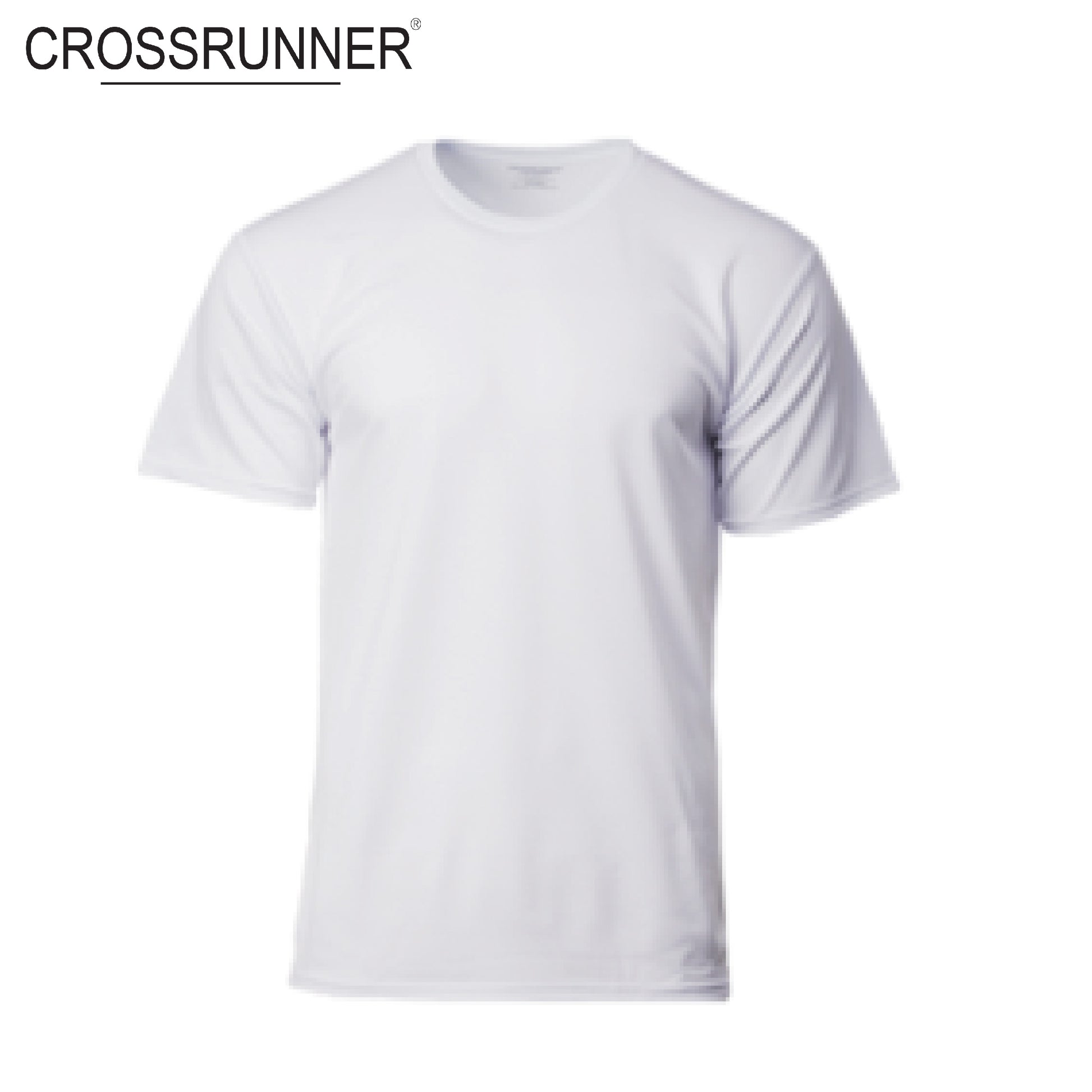 Crossrunner 3600 Round Neck T-Shirt in white, perfect for corporate gifts and all-day comfort.