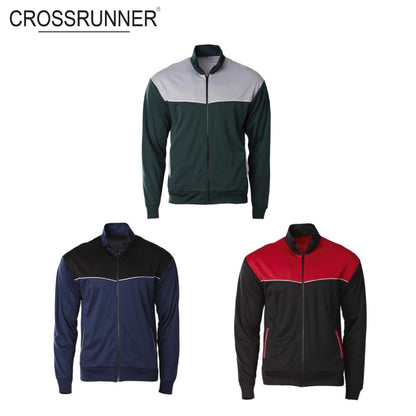 Crossrunner 1200 Neil Tracksuit in three color options for athletes, featuring full zip for performance and style.