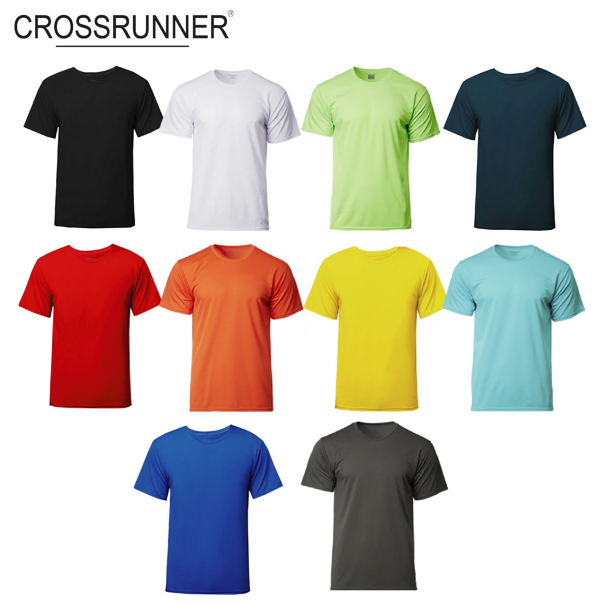Crossrunner 3600 Round Neck T-Shirt in various colors for a stylish corporate gift option.
