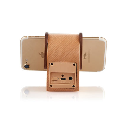 Eco Friendly Wooden Speaker with Phone Holder Corporate Gifts Singapore