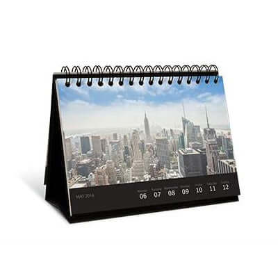 Sleek and functional Desktop Calendar on a desk, perfect for corporate gifts.