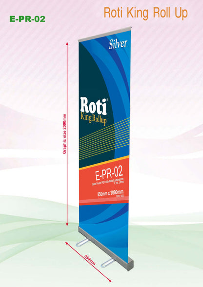 Roll Up Banner (Silver Stand) Corporate Gifts Singapore
