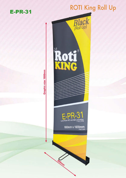 Roll Up Banner (Black Stand) Corporate Gifts Singapore