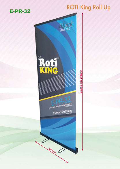 Roll Up Banner (Black Stand) Corporate Gifts Singapore