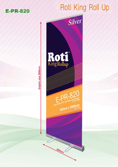 Roll Up Banner (Silver Stand) Corporate Gifts Singapore