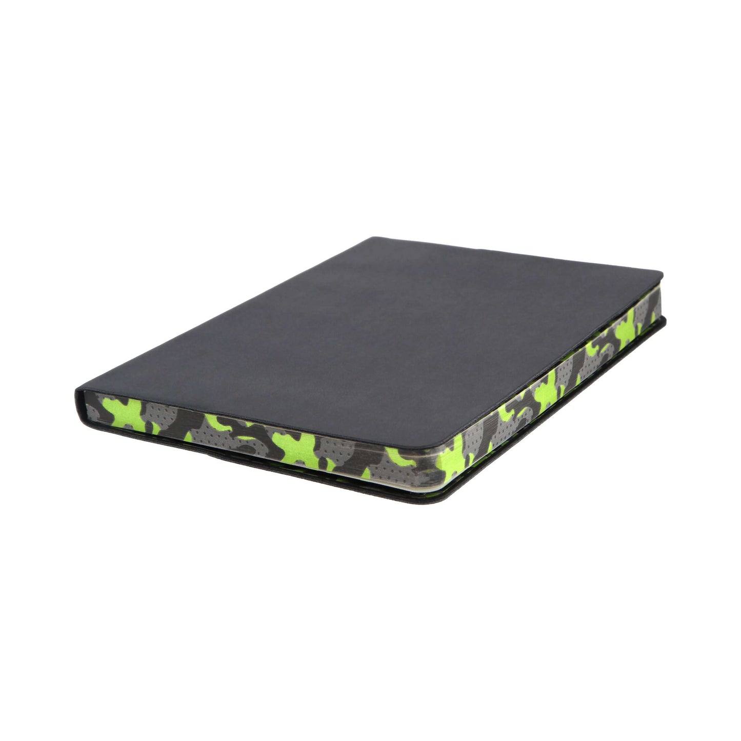 Collins Edge Camo B6 Ruled Notebook featuring a stylish camo design with vibrant accents.