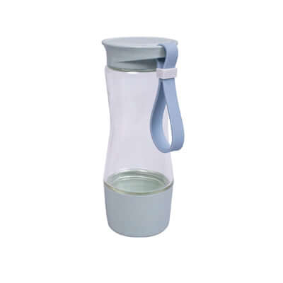 Eco Friendly Wheat Straw Clear Glass Bottle Corporate Gifts Singapore