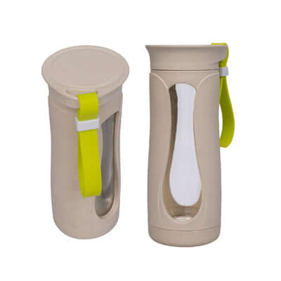 Eco Friendly Wheat Straw Glass Bottle Corporate Gifts Singapore