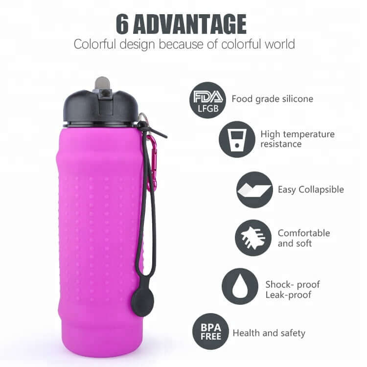 Collapsible Silicone BPA Free Sports Bottle Corporate Gifts Singapore